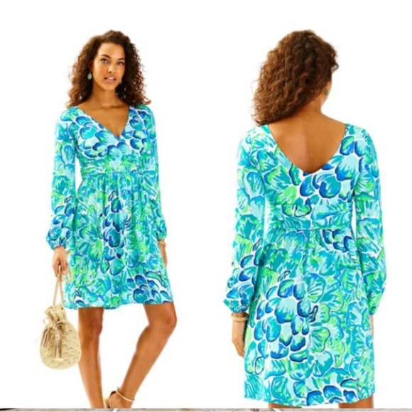 Lilly Pulitzer Dresses & Skirts - Lilly Pulitzer Fleur Dress Green and Blue
Agate Lazy River Large
EUC